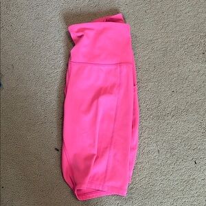 Champion Pink Bike Shorts with Wide Waistband